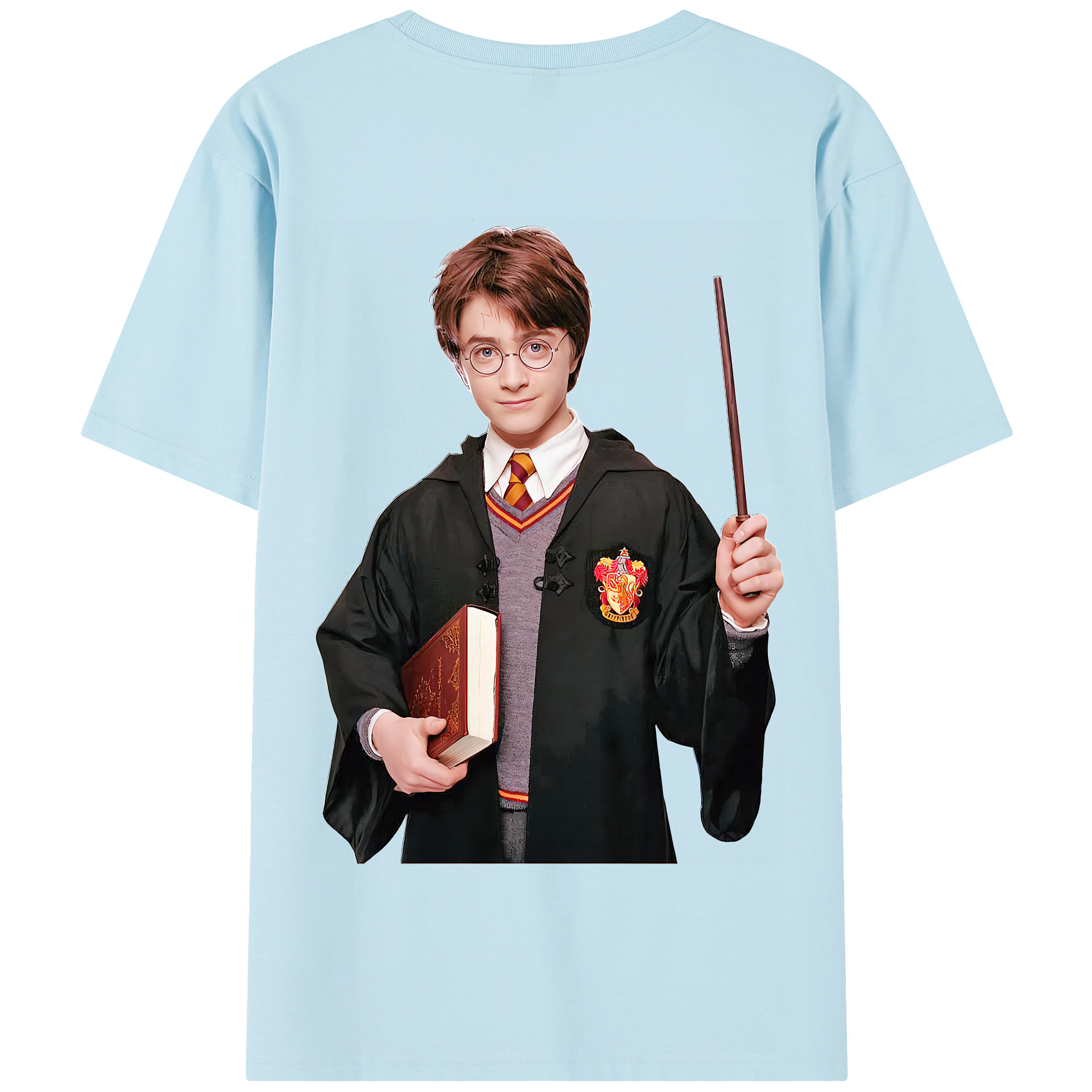 （画像用） Harry Potter ハリー・ポッターシリーズ 綿100％半袖Tシャツ（背面プリント）